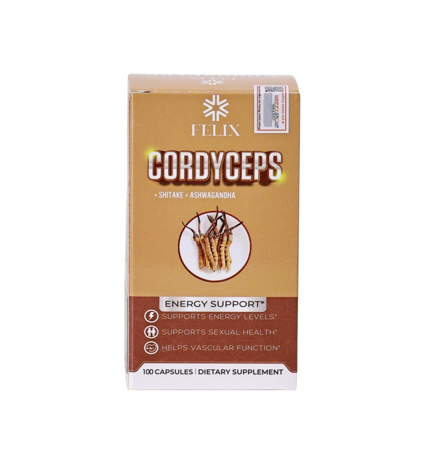 Combo 2 Hộp TPBVSK Cordyceps Shitake Ashwagandha (Tặng1 Hộp Omega 3 Costar) - Ảnh 2