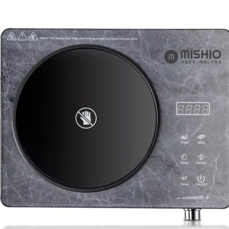 Bếp hồng ngoại Mishio MK417 mặt kính cường lực cao cấp