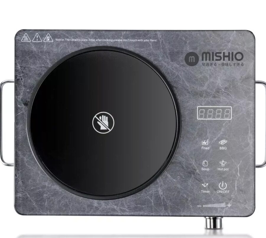Bếp hồng ngoại Mishio MK417 mặt kính cường lực cao cấp