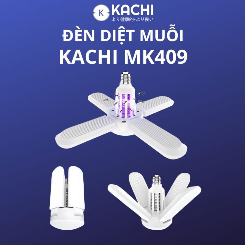 Đèn LED Diệt Muỗi Kachi MK409 Tặng Vợt muỗi Kachi MK 414