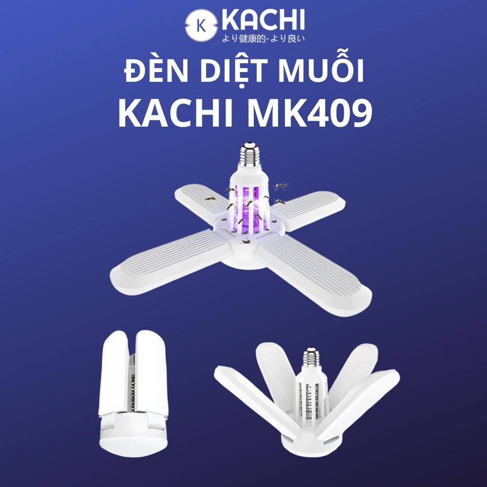 Đèn LED Diệt Muỗi Kachi MK409 Tặng Vợt muỗi Kachi MK 414
