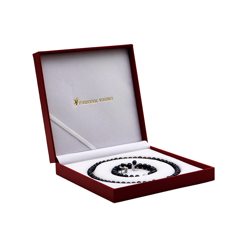 Bộ trang sức ngọc trai đen (Dây chuyền, vòng tay, bông tai) - Tặng 1 Bộ ngọc trai hoa mai mạ vàng FY0076: Dây chuyền, mặt dây chuyền, bông tai, nhẫn - Ảnh 4