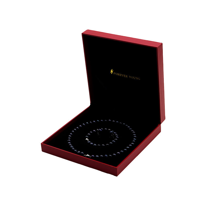 Bộ trang sức ngọc trai đen (Dây chuyền, vòng tay, bông tai) - Tặng 1 Bộ ngọc trai hoa mai mạ vàng FY0076: Dây chuyền, mặt dây chuyền, bông tai, nhẫn - Ảnh 5