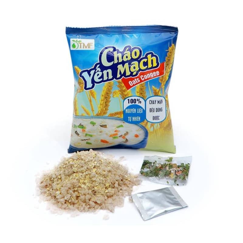 30 gói cháo yến mạch Tâm Minh ( 30 gói x 50g) Tặng 1 Hộp canh rong biển 123 ngon 22g - Ảnh 4