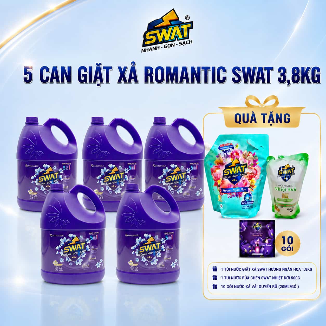 5 can giat xa romantic swat