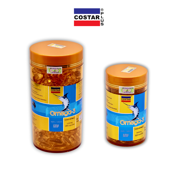 Dầu Cá Omega 3 Costar Úc 1000mg 365 viên