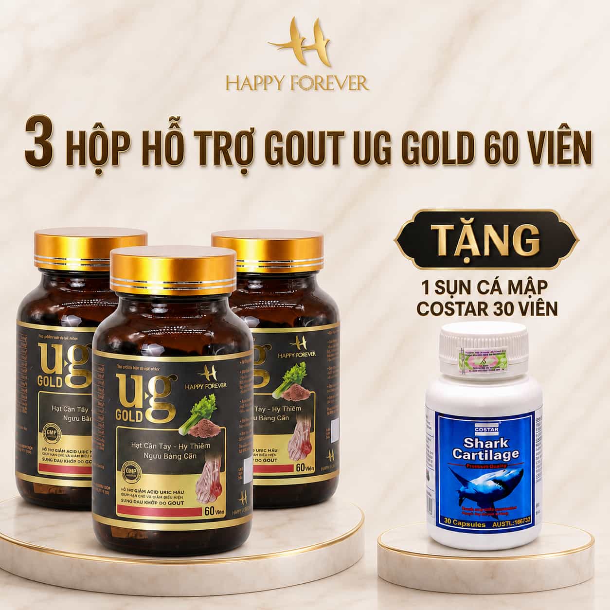 UG Gold Gout Happy Forever