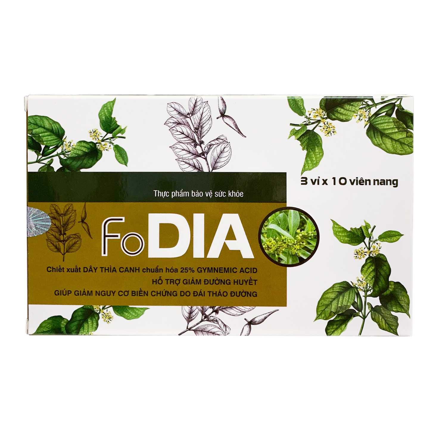 COMBO 11 hộp FODIA Dây thìa canh + 01 lon sữa bột Fobe Milk Canxi 900g - Ảnh 4