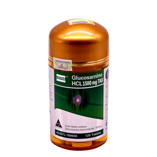 COMBO 2 hộp Costar Glucosamine HCL 120 viên/hộp + 1 hộp Omega 3 Costar 100 viên + 1 hộp Costar Glucosamine 30 viên + 1 tuýp dầu lạnh glucosamine 150ml - Ảnh 2