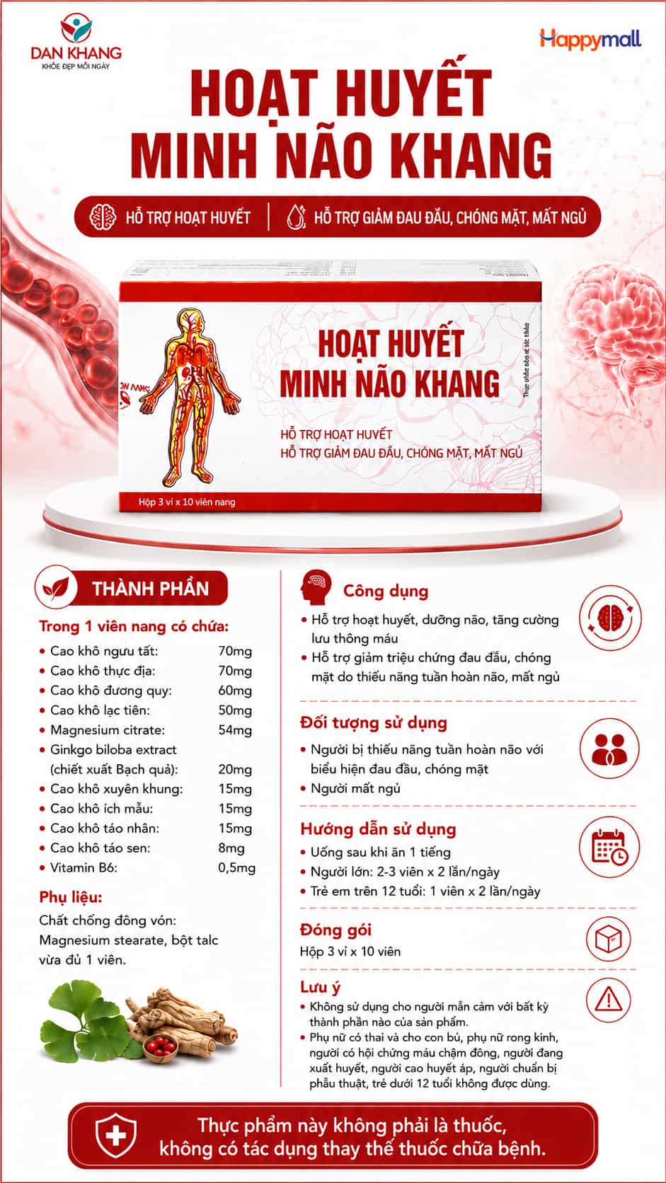hoat huyet minh nao khang 30 viên