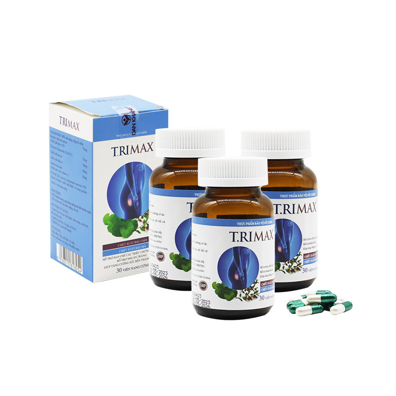 COMBO 3 hộp Viên uống Trimax + 1 hộp Gel Trimax + 1 chai Mật ong Hoa Xuyến Chi 252g