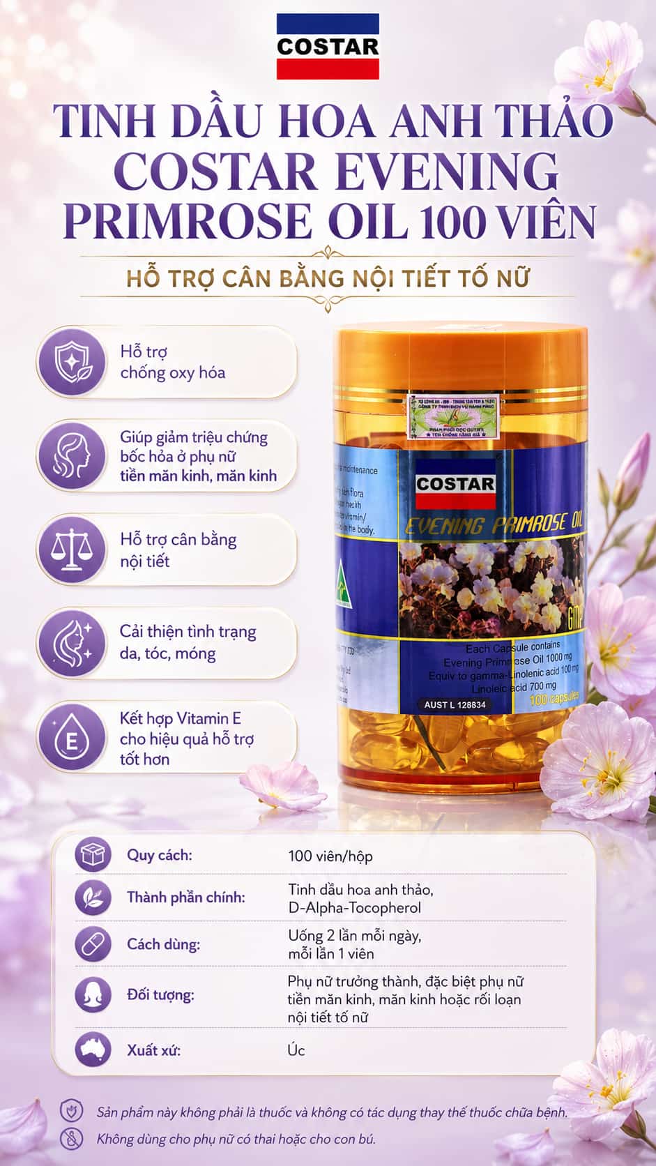 tinh dau hoa anh thao costar 100 viên