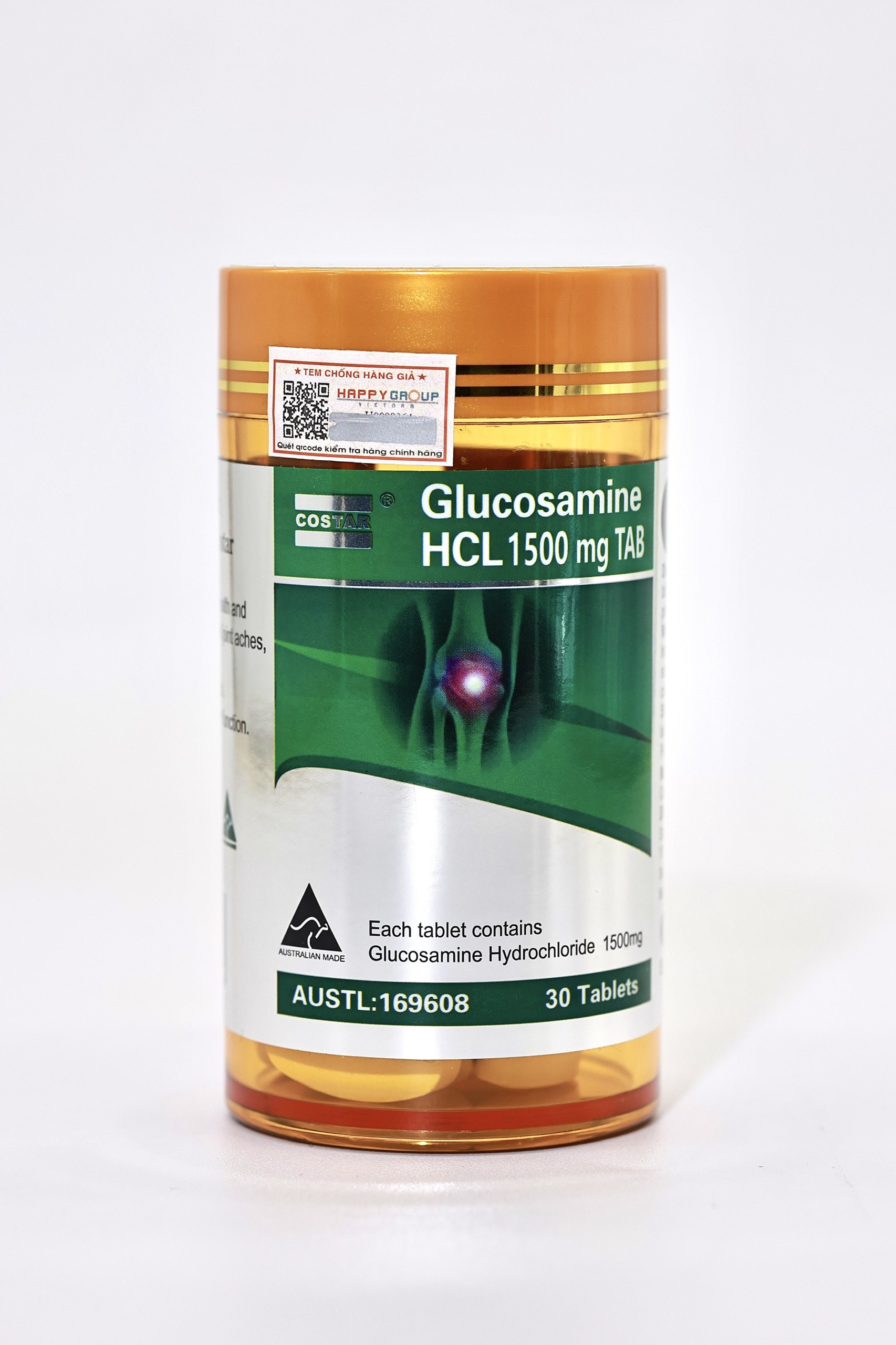 COMBO 2 hộp Costar Glucosamine HCL 120 viên/hộp + 1 hộp Omega 3 Costar 100 viên + 1 hộp Costar Glucosamine 30 viên + 1 tuýp dầu lạnh glucosamine 150ml - Ảnh 4