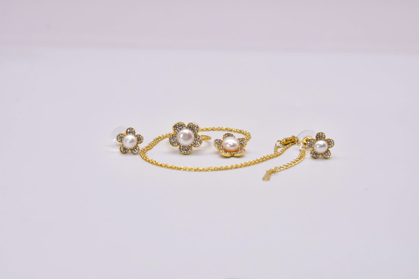 COMBO bộ trang sức ngọc trai Forever Young 3 món - mạ vàng và mạ vàng trắng - Ảnh 7