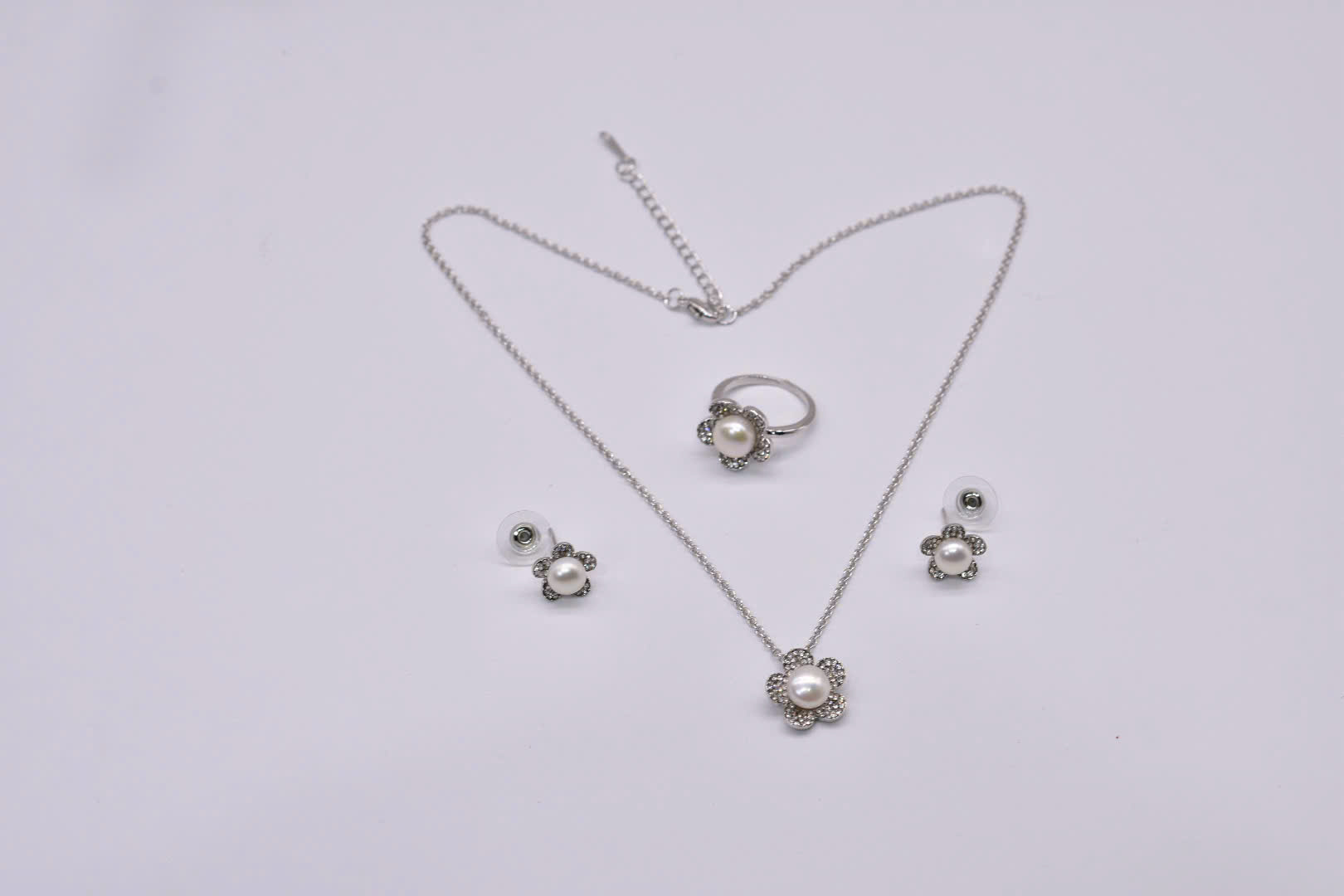 COMBO bộ trang sức ngọc trai Forever Young 3 món - mạ vàng và mạ vàng trắng - Ảnh 2