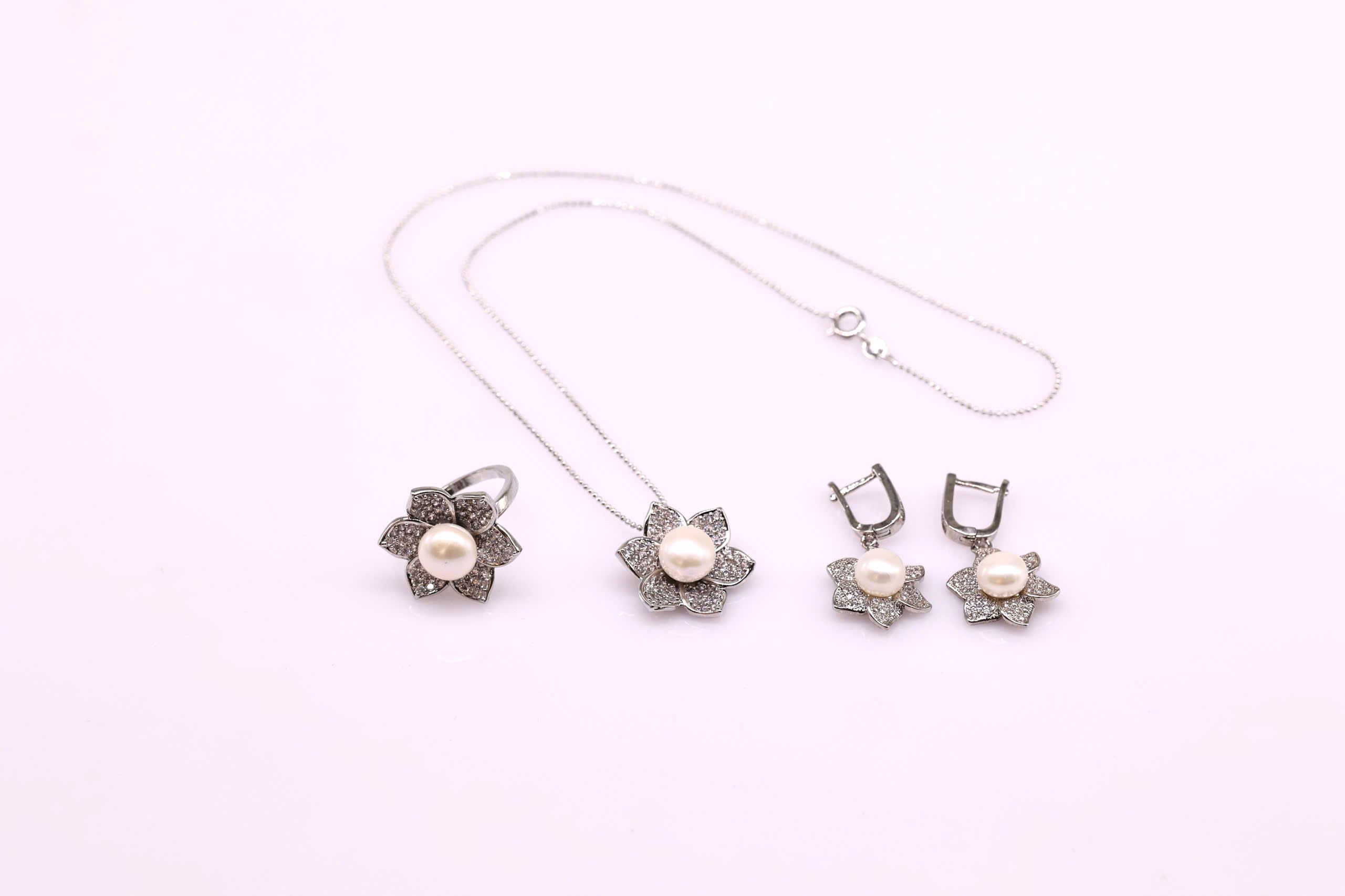 COMBO bộ trang sức ngọc trai Forever Young 3 món - mạ vàng và mạ vàng trắng