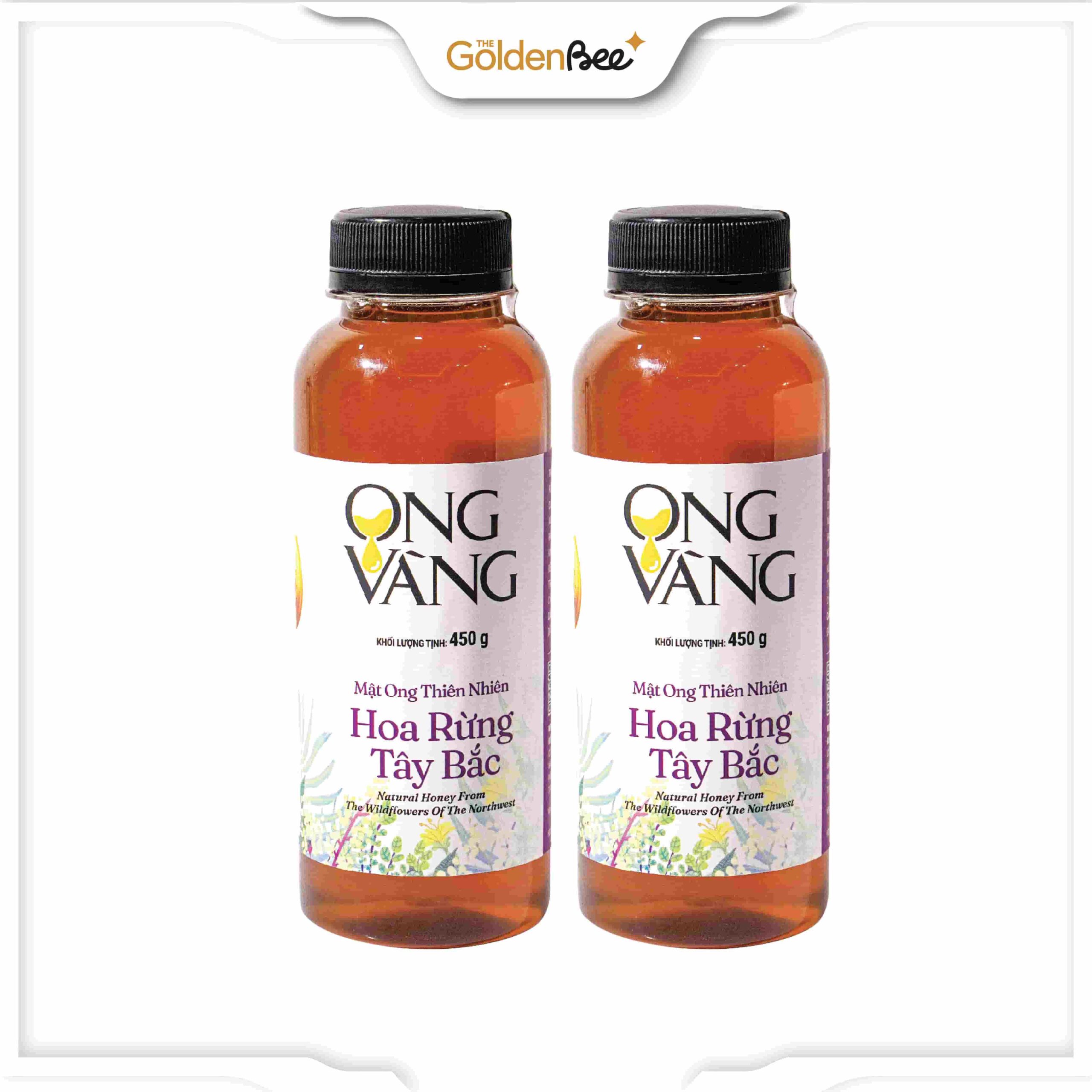 Combo 2 chai mật ong hoa rừng Mộc Châu 1400g Ong Vàng Tặng 2 chai mật ong hoa rừng Tây Bắc 450g + 3 túyp mật ong nano curcumin 15g - Ảnh 2