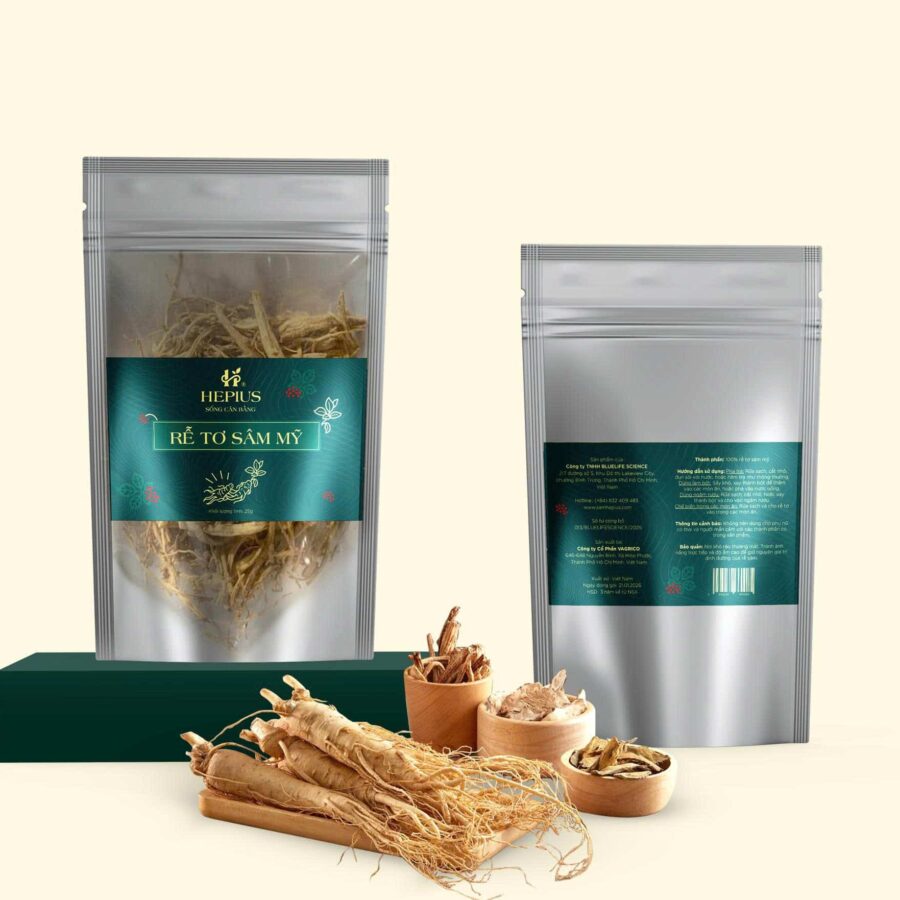 Rễ tơ sâm mỹ túi