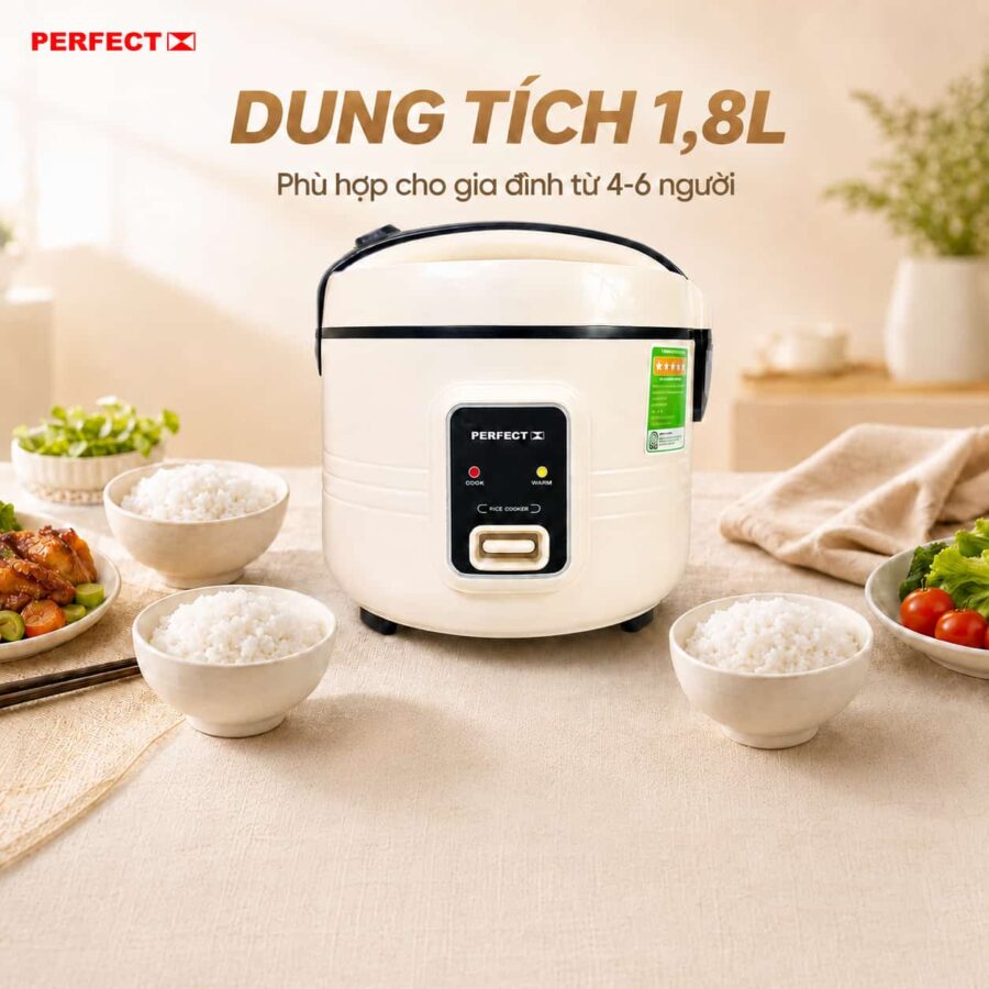 Nồi cơm điện perfect 1.8L Pf c209_3