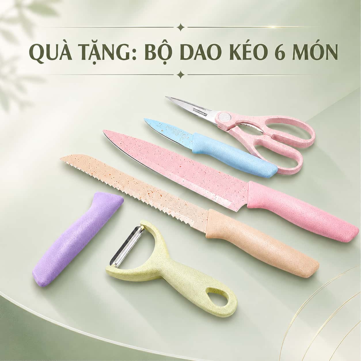 bộ dao kéo 6 món