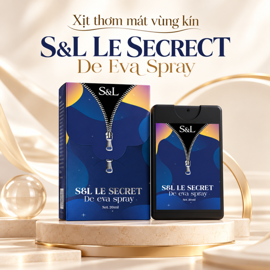 Xịt thơm mát vùng kín S&L Le Secrect De Eva Spray