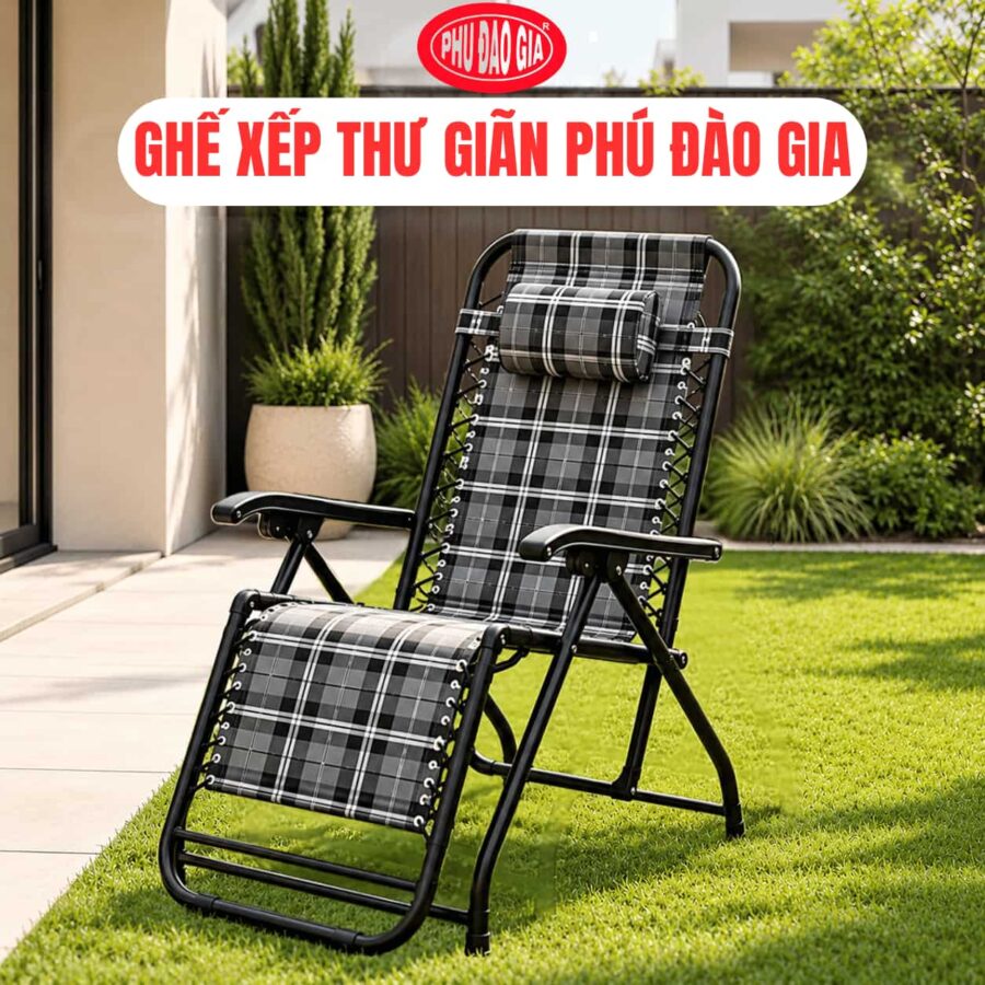 Ghế Xếp Thư Giãn Phú Đào Gia