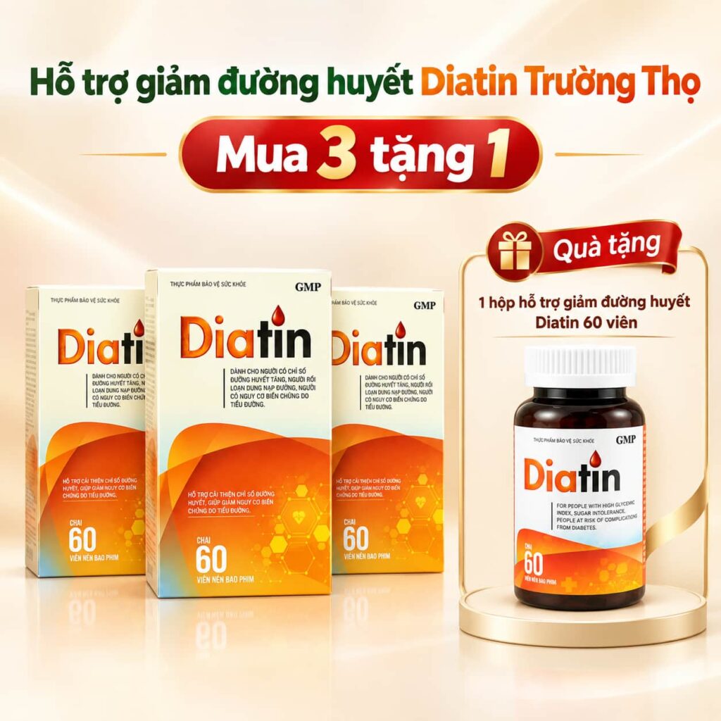 diatin Hỗ trợ giảm đường huyết