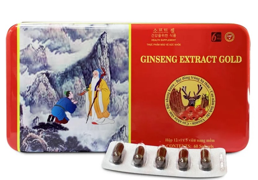 Mua 3 tặng 1 - Ginseng Extract Gold Trường Thọ 60 viên