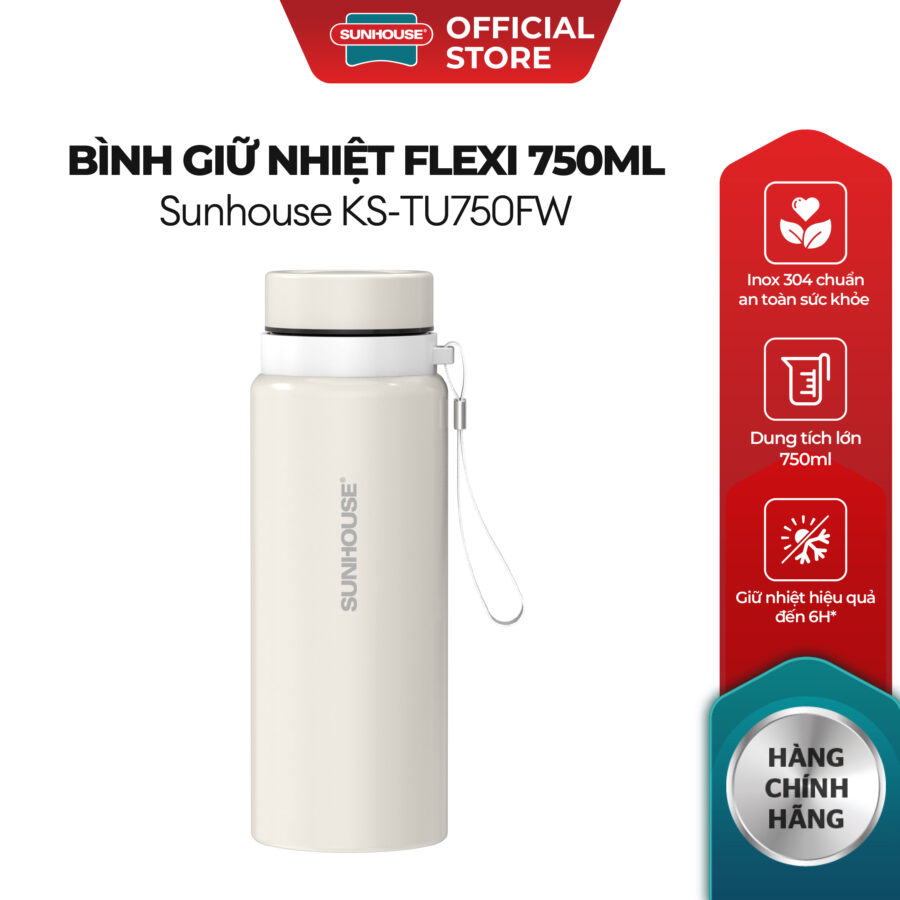 Bình giữ nhiệt Flexi 750 ml Sunhouse KS-TU750FW