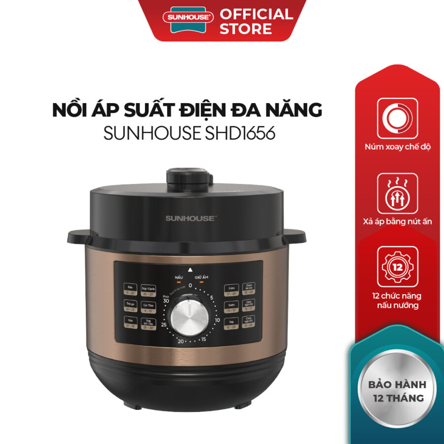 Nồi áp suất điện đa năng Sunhouse SHD1656