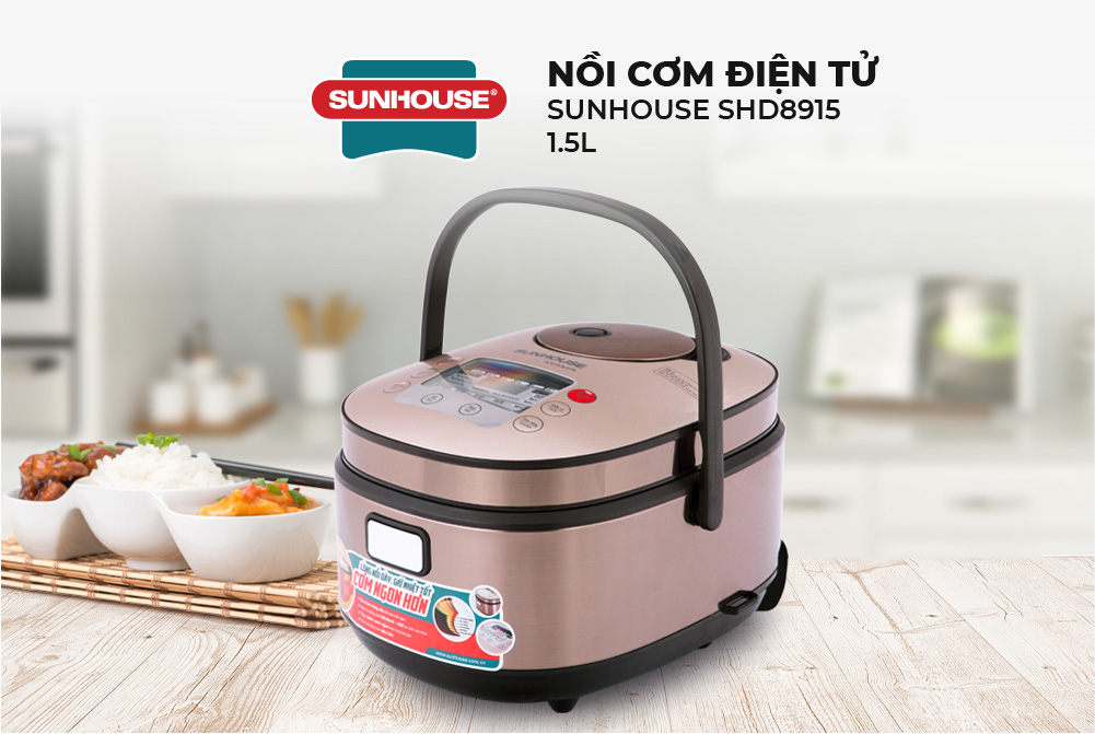 Nồi cơm điện tử 1.5L Sunhouse Mama SHD8915 - Ảnh 5