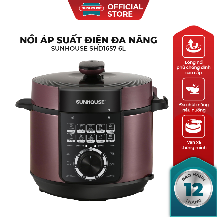 Nồi áp suất điện đa năng Sunhouse SHD1657