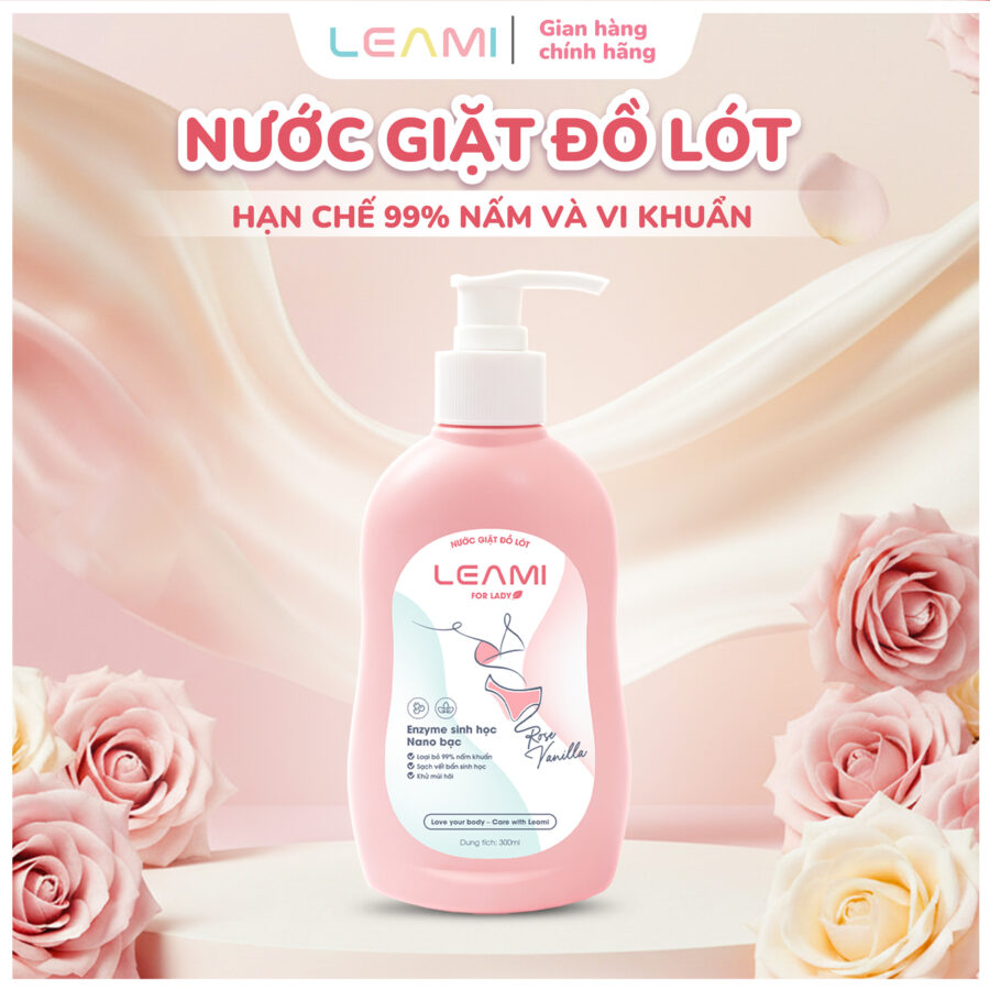 Nước giặt xả đồ lót Leami