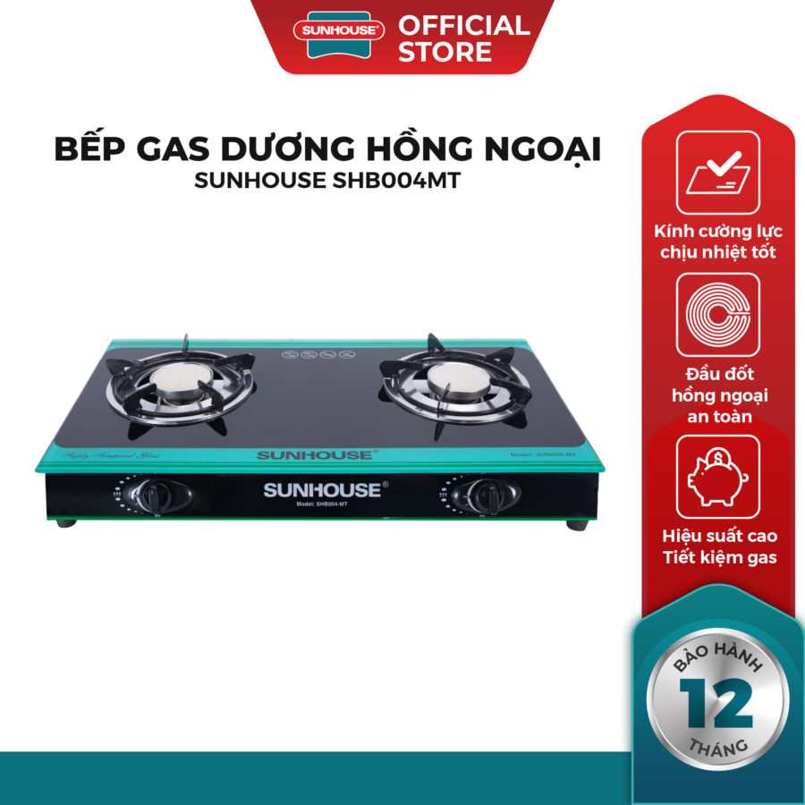 Bếp gas dương hồng ngoại Sunhouse SHB004MT