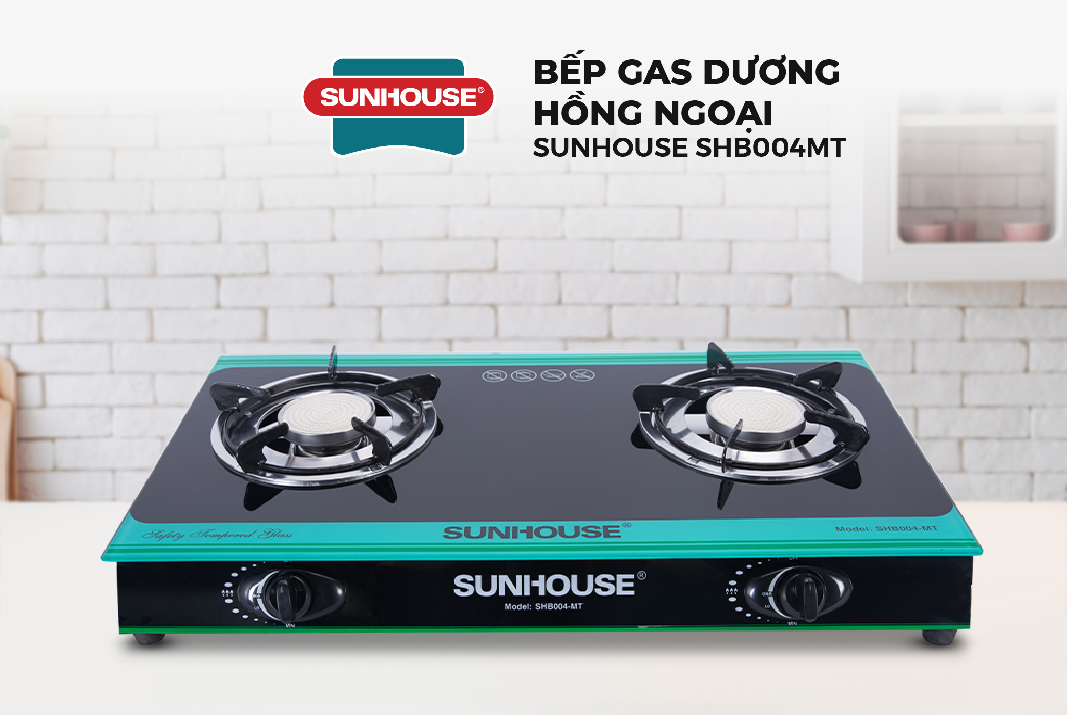 Bếp gas dương hồng ngoại Sunhouse SHB004MT - Ảnh 7