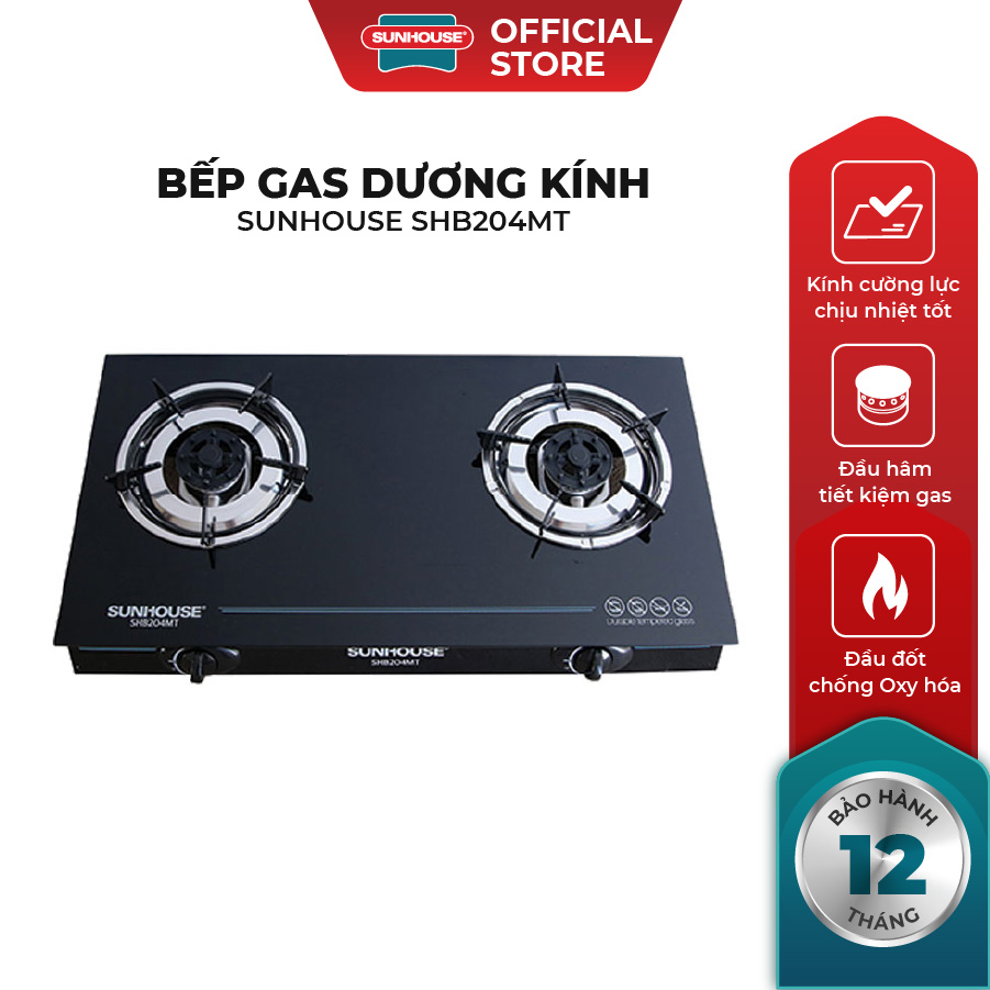 Bếp gas dương kính Sunhouse SHB204MT