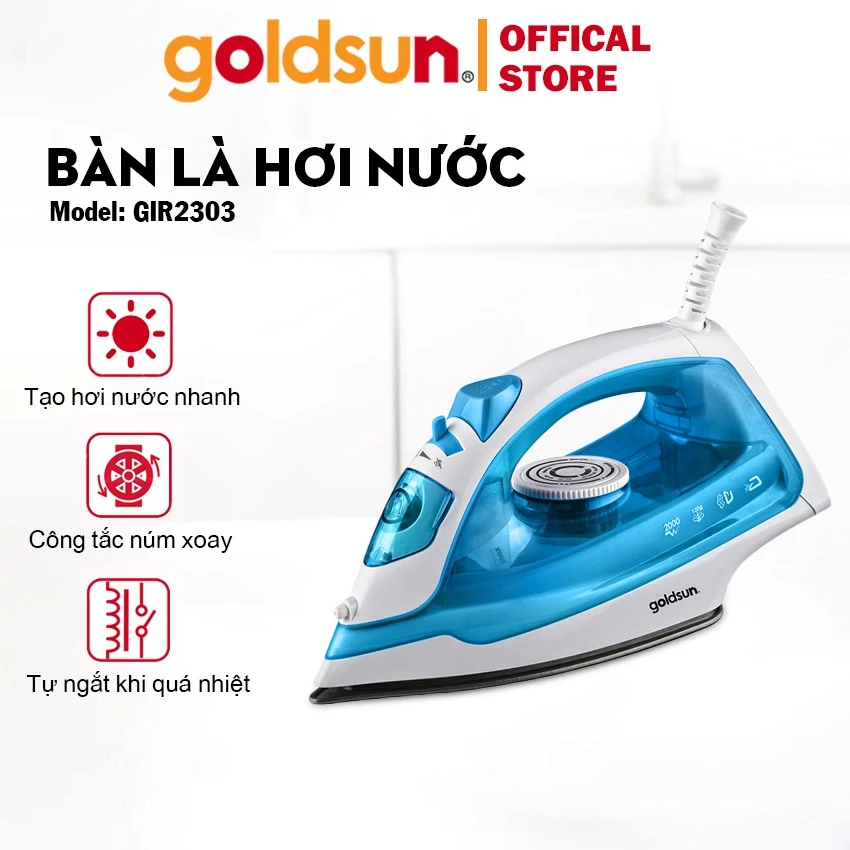 Bàn là hơi nước Goldsun GIR2303