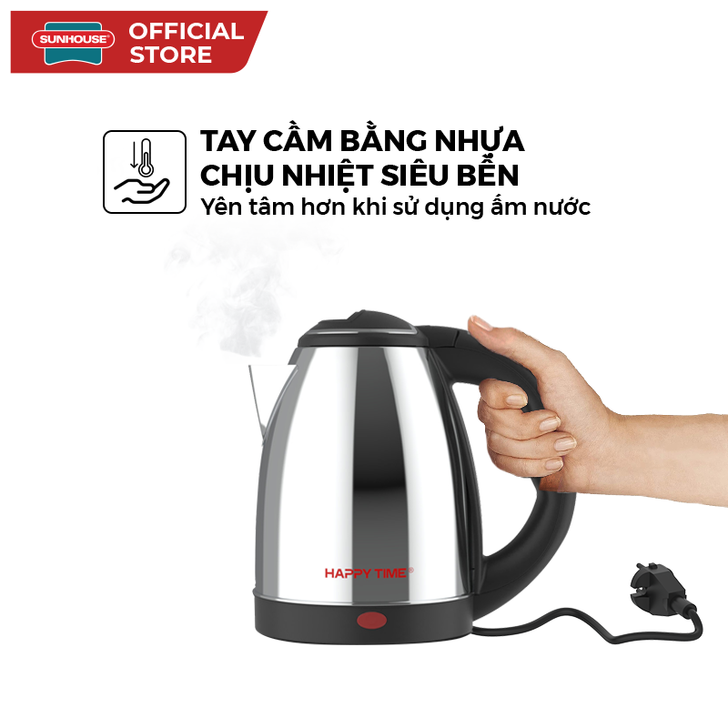 Ấm siêu tốc Inox 1.5L Happy Time HTD1055 - Ảnh 4