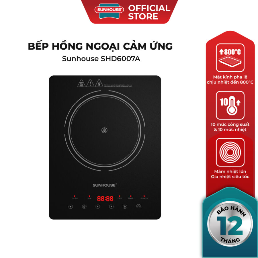 Bếp hồng ngoại Sunhouse SHD6012A