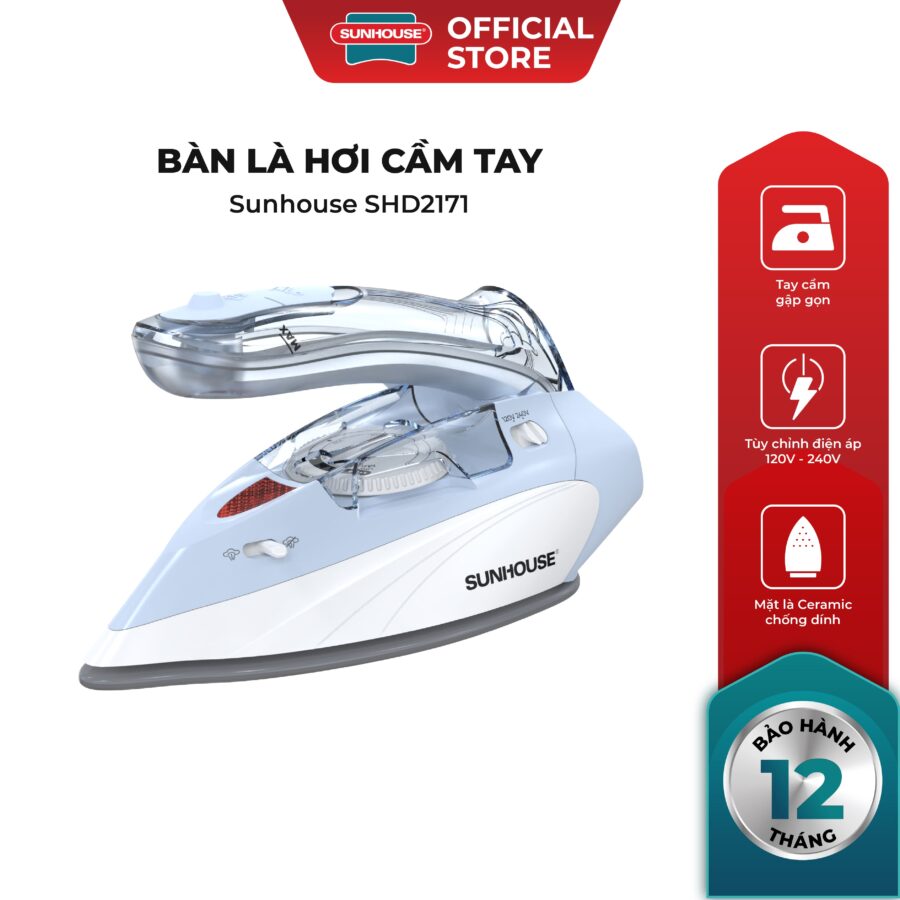 Bàn là hơi cầm tay Sunhouse SHD2171