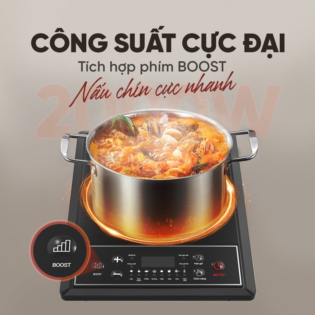 Bếp từ đơn Sunhouse SHD6154 - Ảnh 2