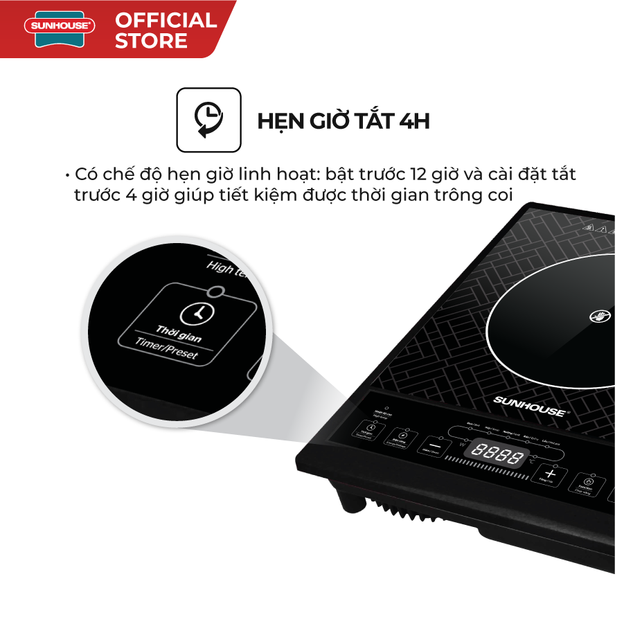 Bếp hồng ngoại cơ Sunhouse SHD6011 - Ảnh 6