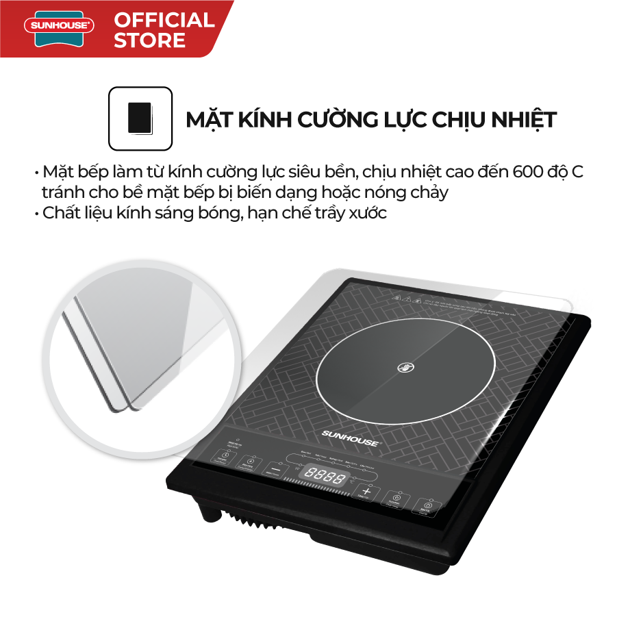 Bếp hồng ngoại cơ Sunhouse SHD6011 - Ảnh 4