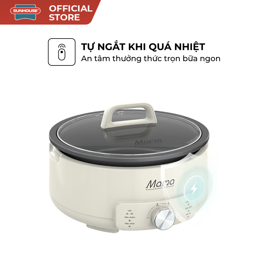 Lẩu điện 4L Sunhouse Mama SHD4548 - Ảnh 2
