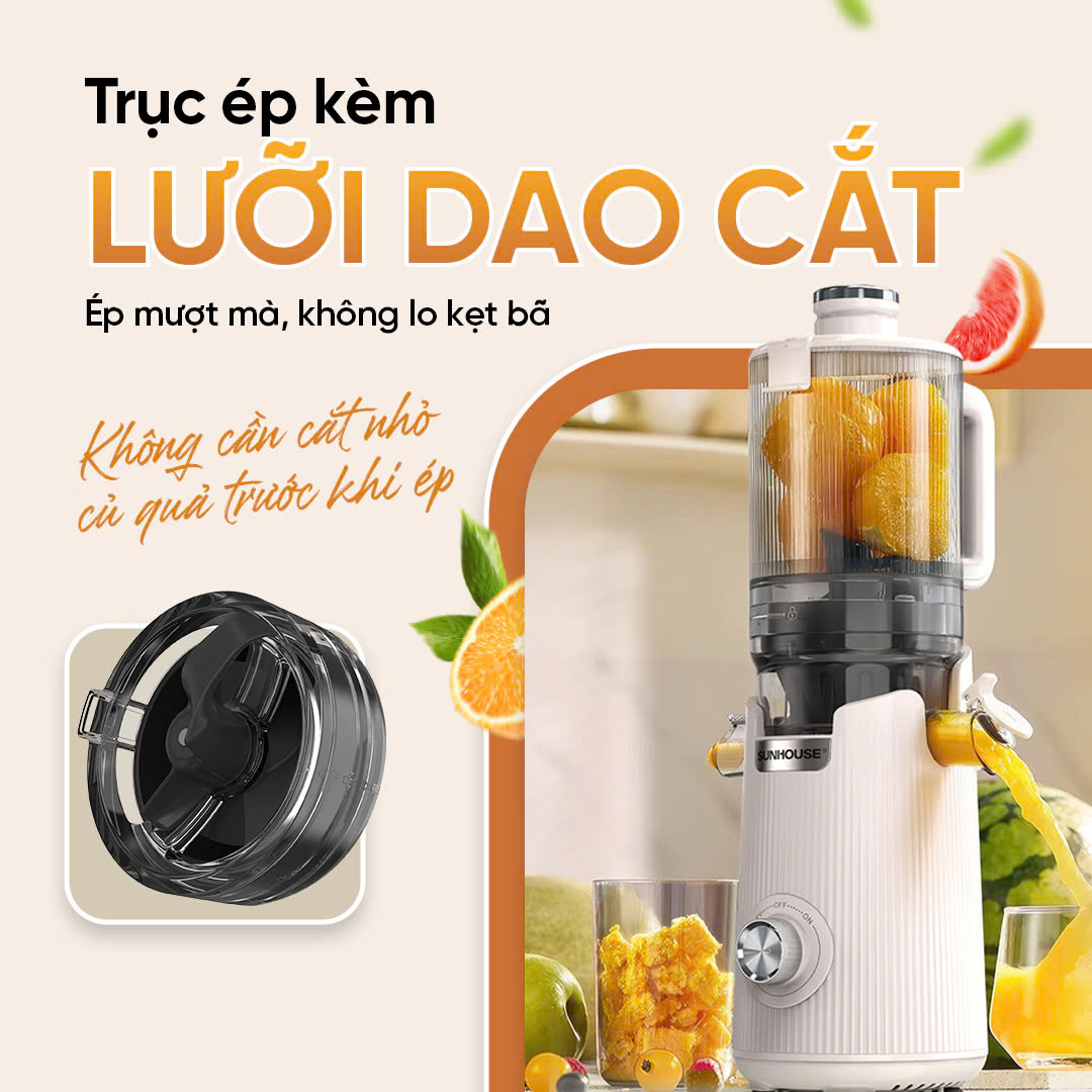 Máy ép chậm Sunhouse SHD5504 - Ảnh 11