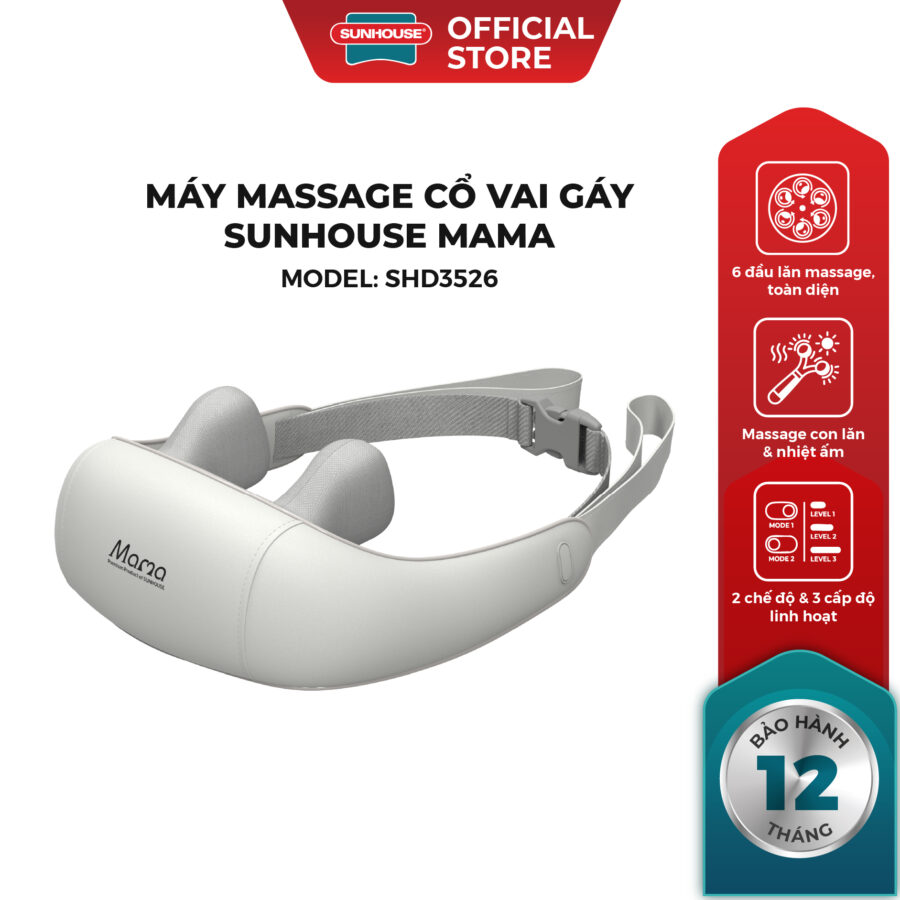 Máy massage cổ vai gáy Sunhouse mama SHD3526