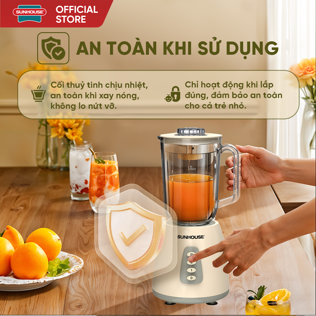 Máy xay sinh tố đa năng Sunhouse SHD5331 - Ảnh 4