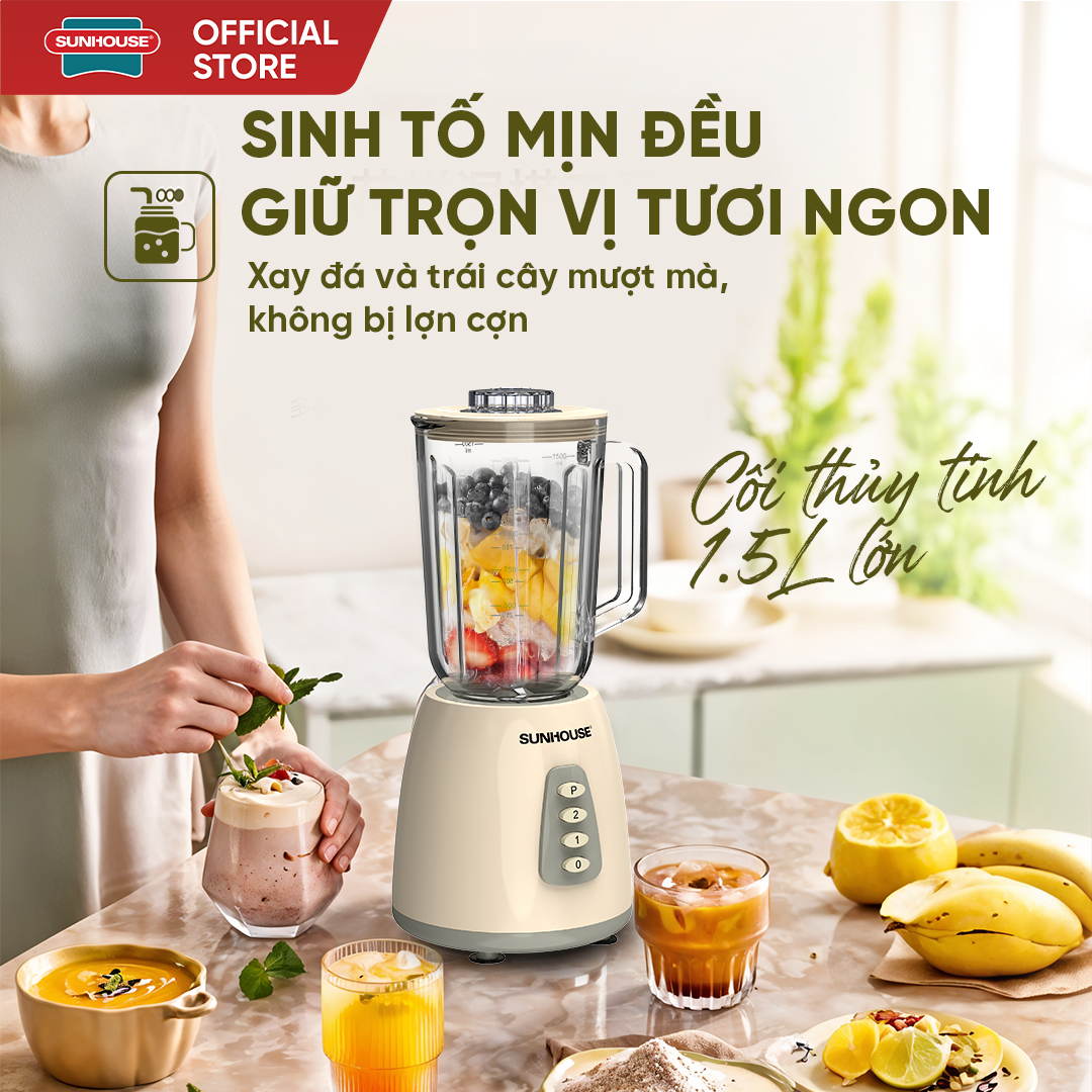 Máy xay sinh tố đa năng Sunhouse SHD5331 - Ảnh 5