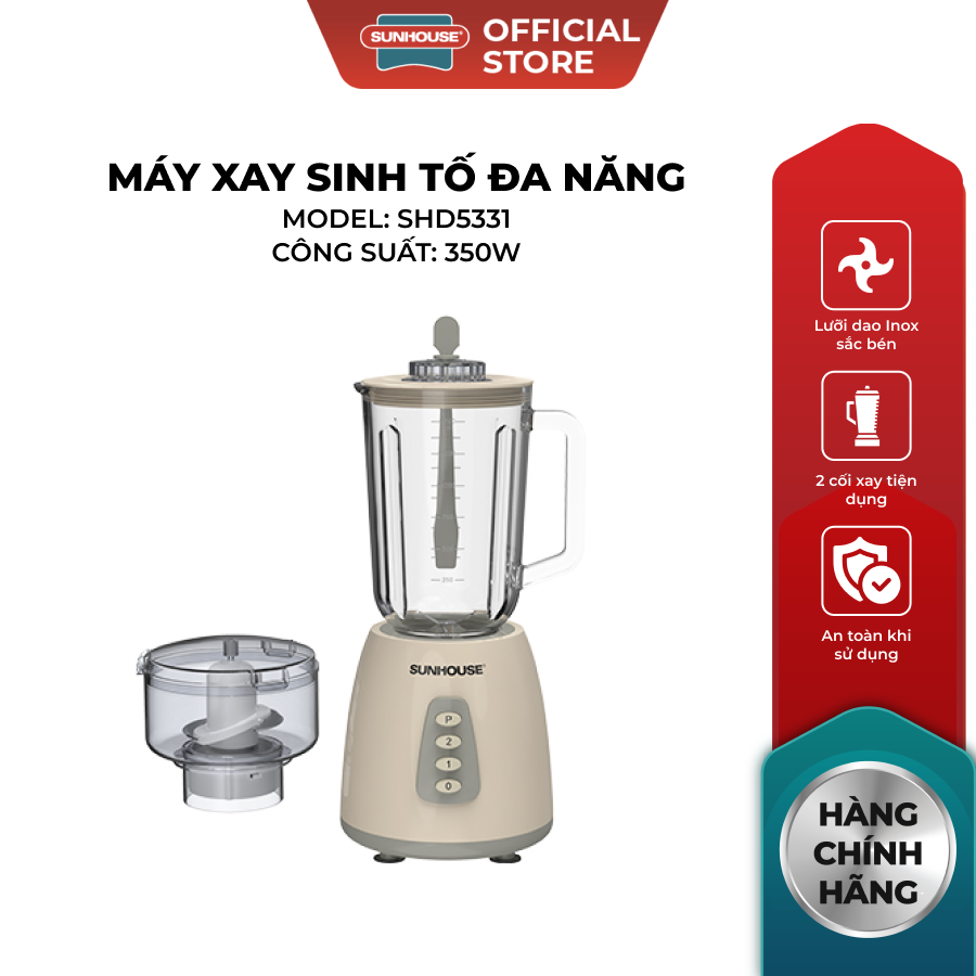 Máy xay sinh tố đa năng Sunhouse SHD5331