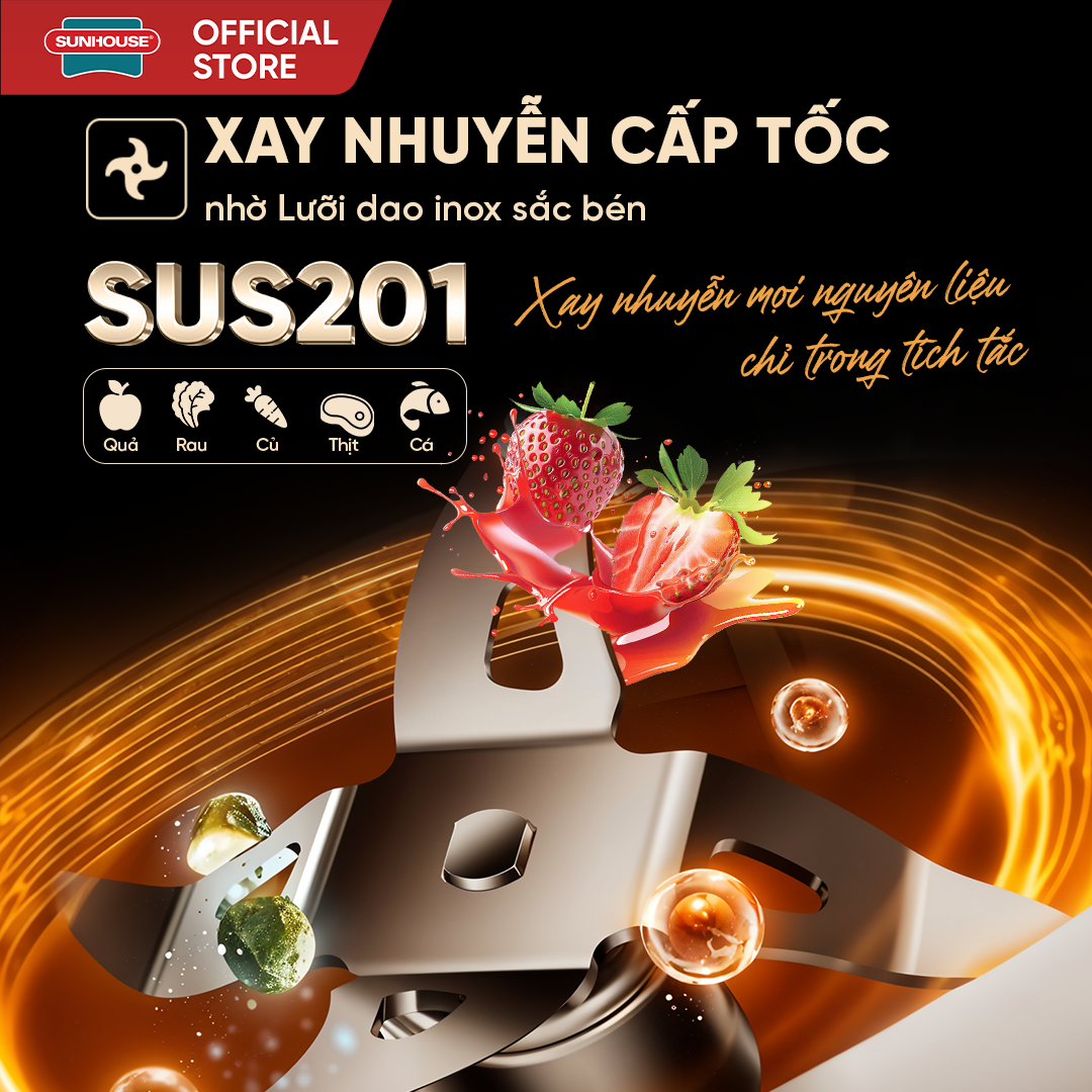 Máy xay sinh tố đa năng Sunhouse SHD5331 - Ảnh 8